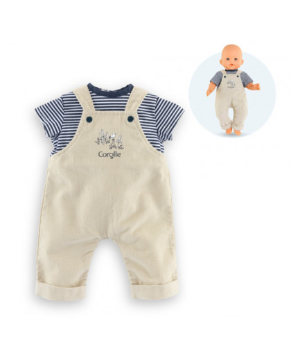 VETEMENT BB36 - T-SHIRT & SALOPETTE ÉCRU BORDS DE LOIRE