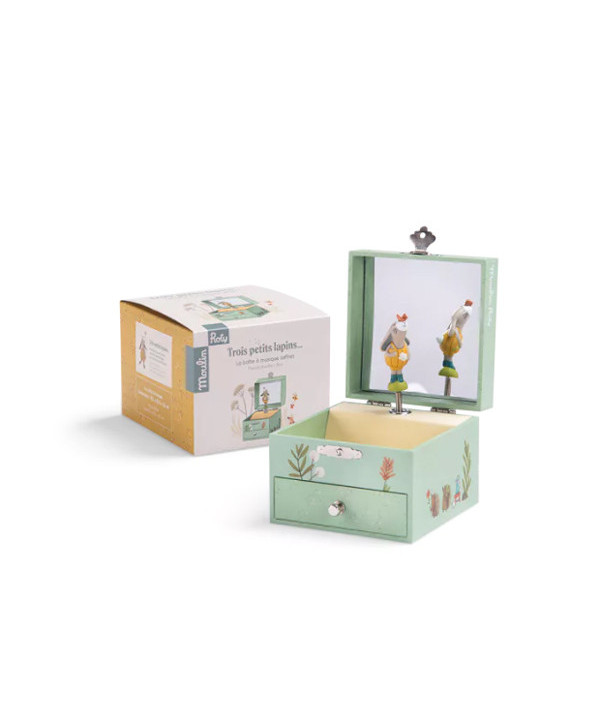 BOÎTE À MUSIQUE - TROIS PETITS LAPINS