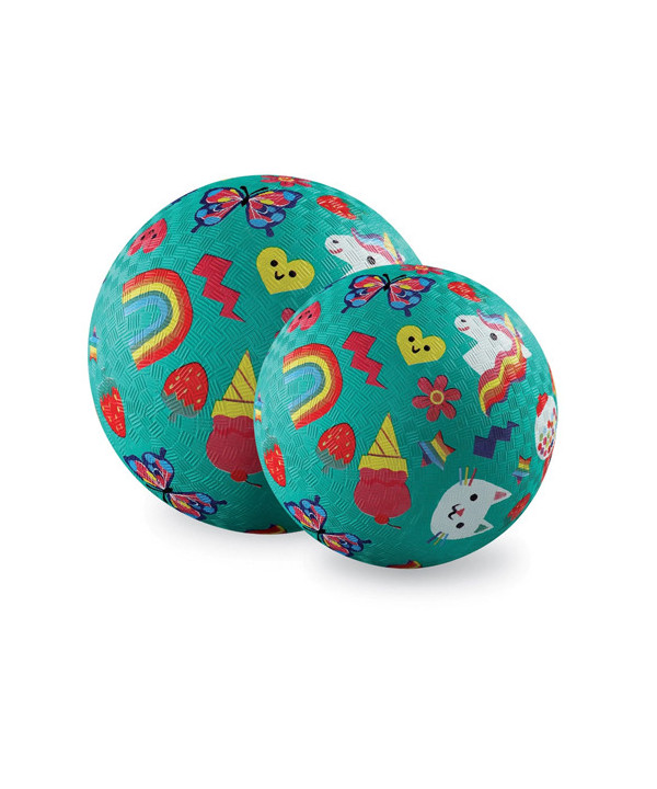 PLAYGROUND BALLS. 18CM - SMILEY