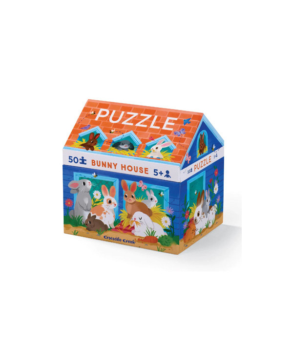HOUSE PUZZLES 50 PIÈCES - LA MAISON DES LAPINS