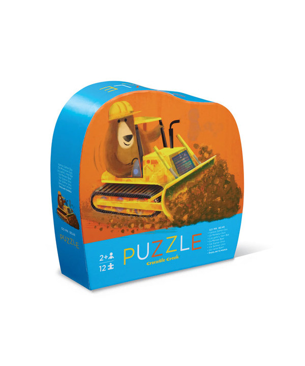 SHAPED BOX PUZZLES 12 PIÈCES - GO L'OURS
