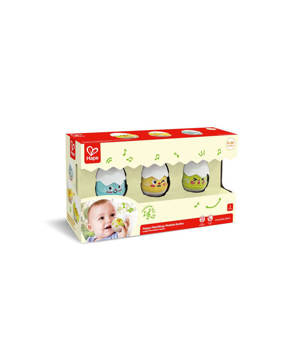 HAPPY HATCHLINGS WOBBLE RATTLES - HOCHETS POUSSINS