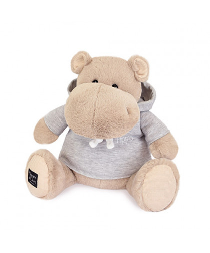 L'HIPPO -  BEIGE AVEC SWEAT GRIS