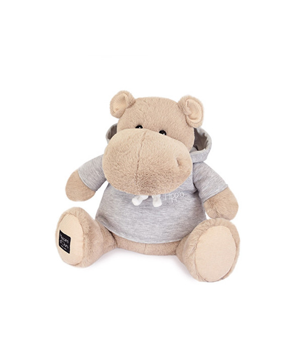 L'HIPPO -  BEIGE AVEC SWEAT GRIS
