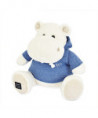 L'HIPPO -  BLANC AVEC SWEAT BLEU JEAN