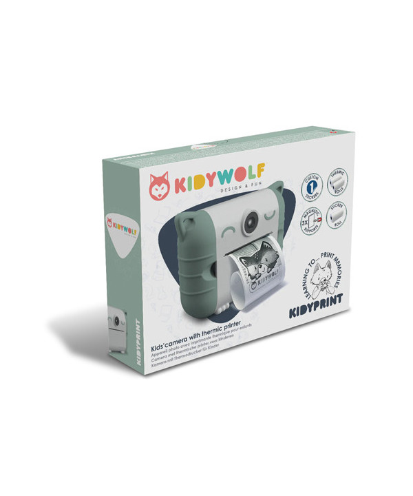 KIDYWOLF KIDYPRINT- CAMERA THERMAL PRINTER - GREEN
