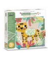 POCHOIRS MOTIFS COULEURS DE LA  JUNGLE