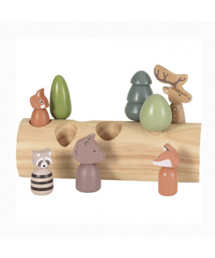 BUCHE ANIMAUX DE LA FORET