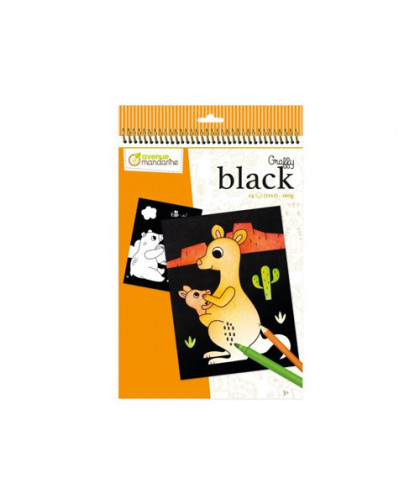 GRAFFY BLACK. ANIMAUX DU MONDE