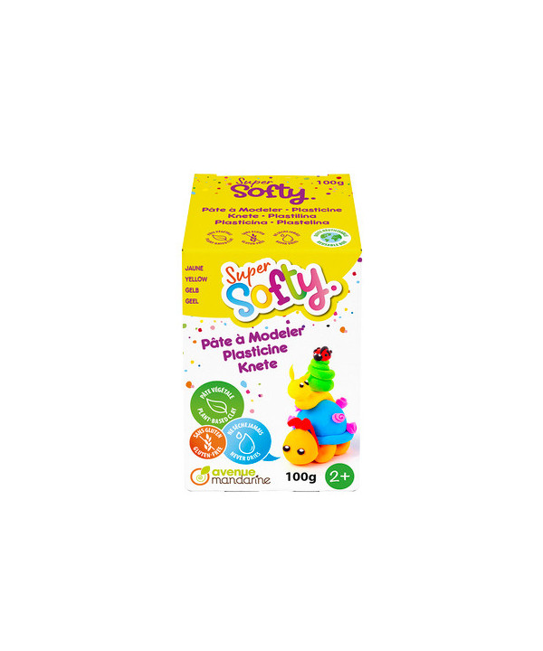 BOÎTE SUPER SOFTY 100G - JAUNE