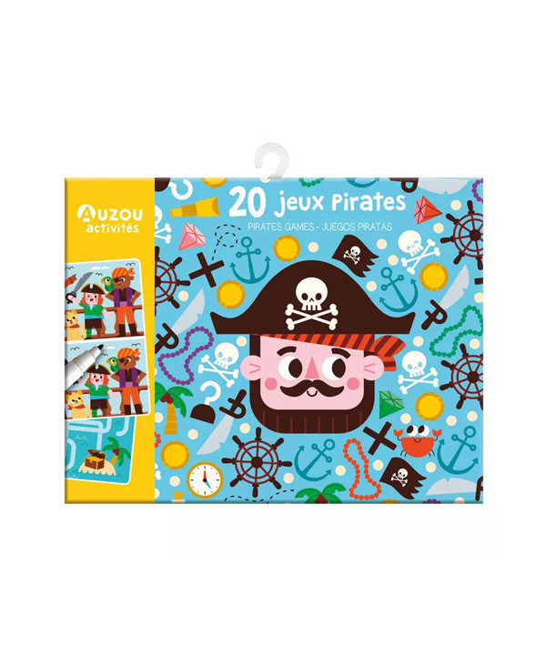 MA POCHETTE DE JEUX - 20 JEUX PIRATES