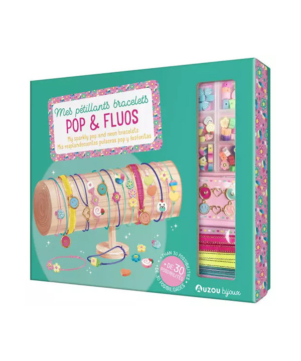 MA BOÎTE À BIJOUX - MES PÉTILLANTS BRACELETS POP ET FLUOS