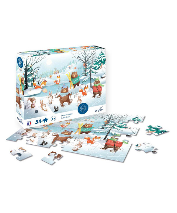 PUZZLE 54 PCS - SOUS LA NEIGE