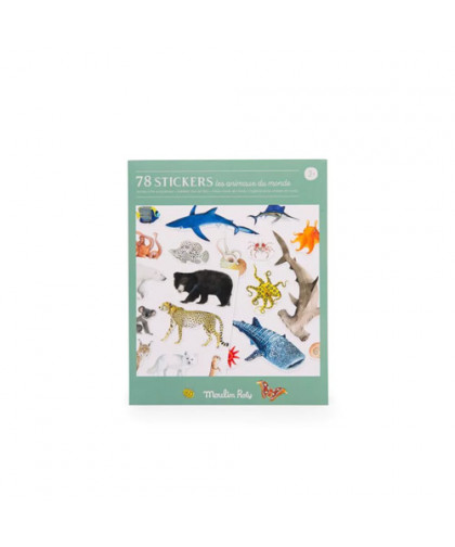 POCHETTE STICKERS TOUT AUTOUR DU MONDE