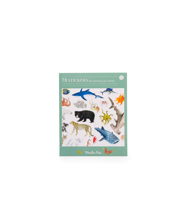 POCHETTE STICKERS TOUT AUTOUR DU MONDE