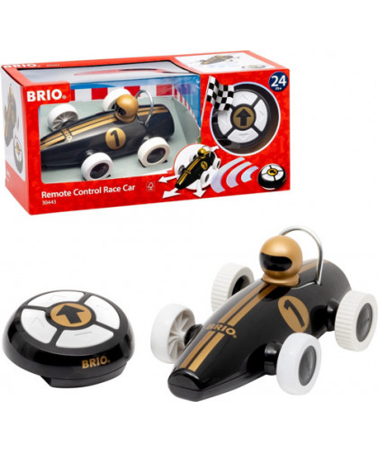 REMOTE CONTROL RACE CAR. BLACK/GOLD
