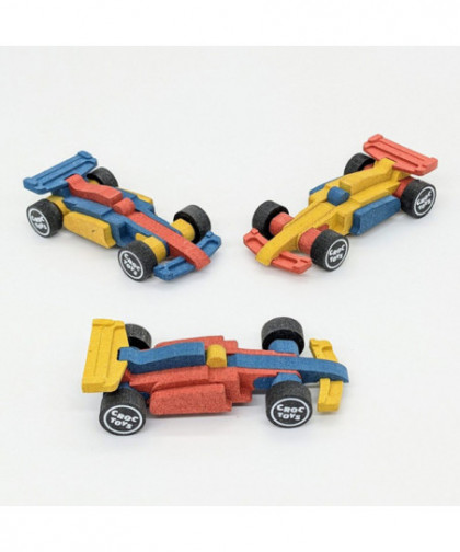 KIT 3 VOITURES DE COURSE