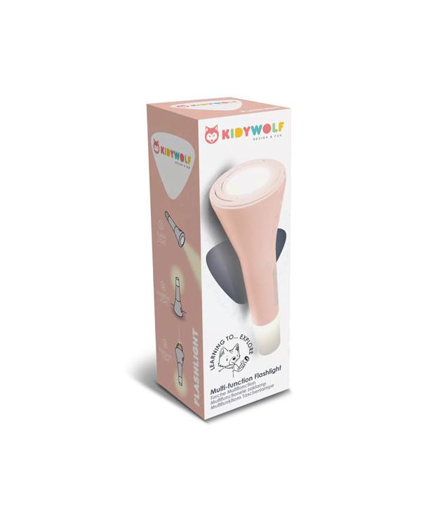 LAMPE DE POCHE MULTI-FONCTION ROSE