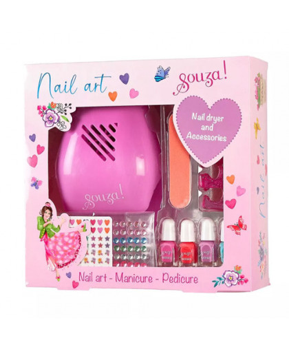 BEAUTY SET VERNIS À ONGLES AVEC SÈCHE-ONGLES