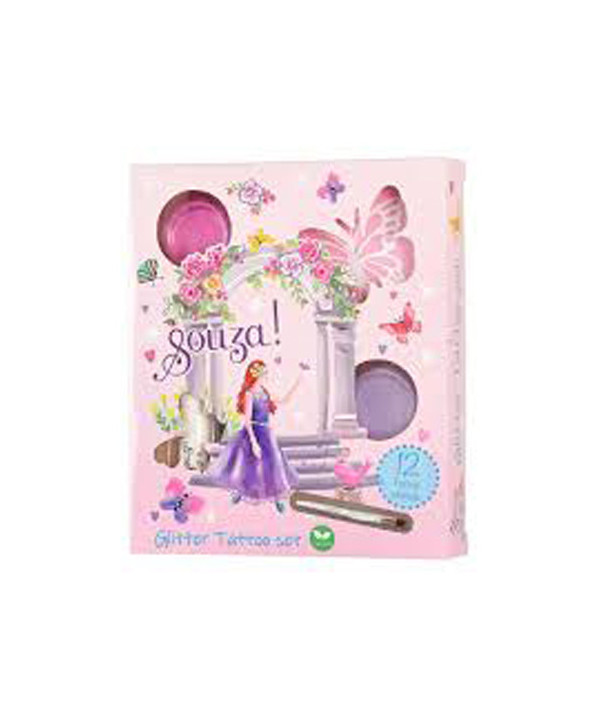 BEAUTY SET GLITTER TATTOOS SET PRINCESSE
