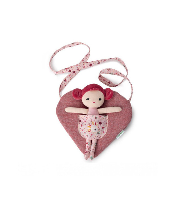 POUPEE SUR SAC COEUR