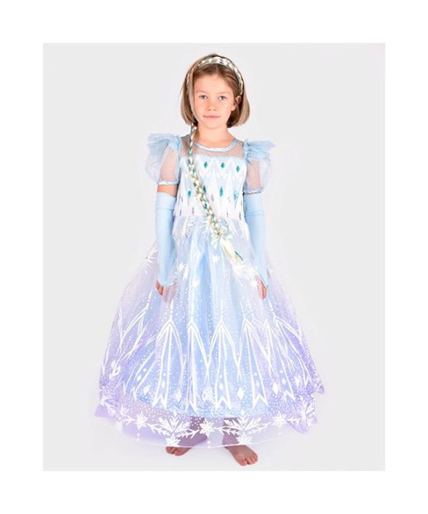 ROBE PRINCESSE DE GLACE 4-6 ANS