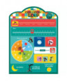 MON CALENDRIER EN TISSU LOUP
