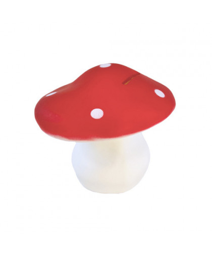 TIRELIRE CHAMPIGNON ROUGE