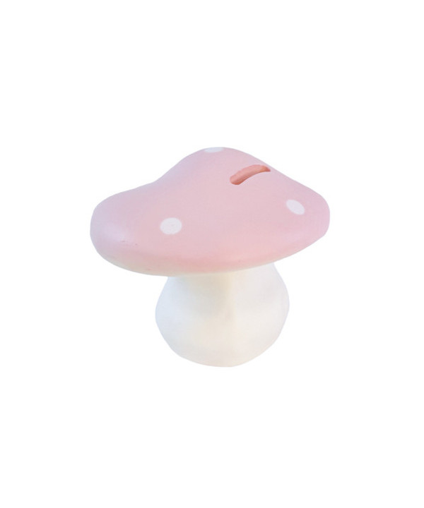 TIRELIRE CHAMPIGNON ROSE