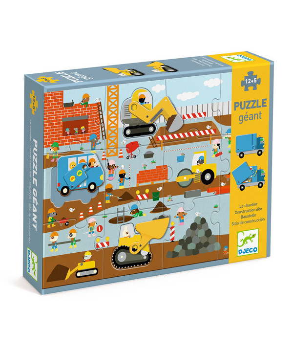 Puzzle géant - Le chantier