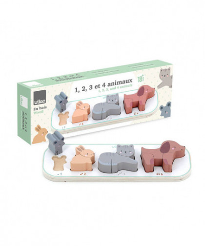 J'apprends à compter les animaux