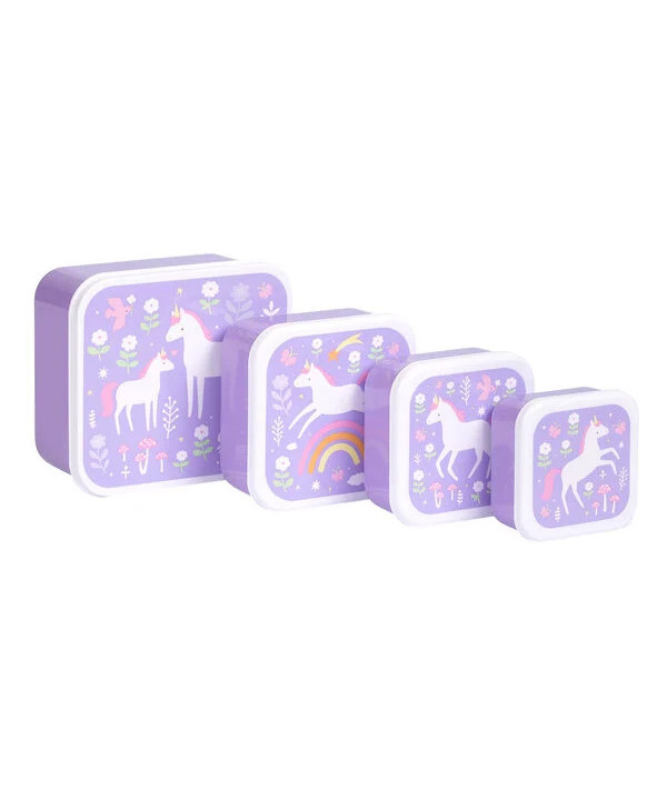 Boîte à lunch et snack Unicorn dreams