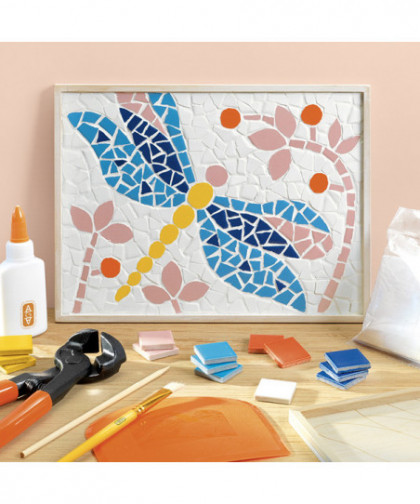 Atelier 72 - Mosaique libellule