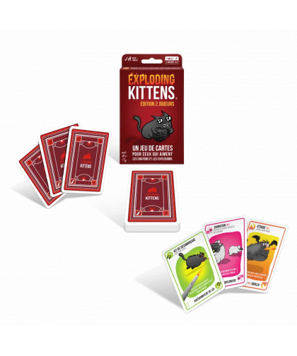 EXPLODING KITTENS - ÉDITION 2 JOUEURS
