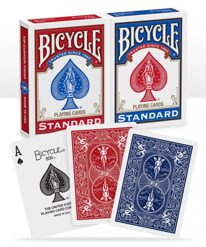 CARTES BICYCLE ROUGE ET BLEU