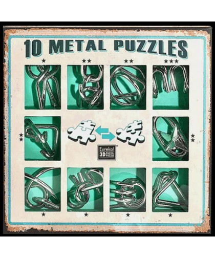 COFFRET CASSE-TÊTE MÉTALLIQUE - VERT