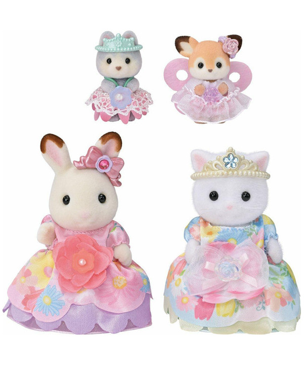 LES PRINCESSES EN ROBES À FLEURS
