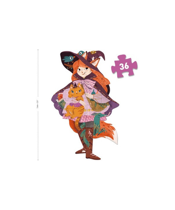 PUZZLES GEANTS - LILY LA SORCIÈRE - 36 PCS + 1 MINIAT