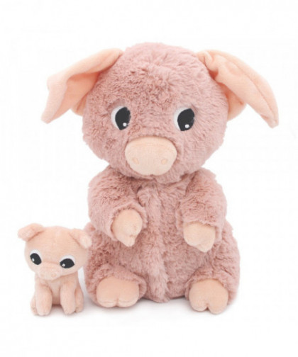 BARBEKIOU COCHON MAMAN & BEBE ROSE