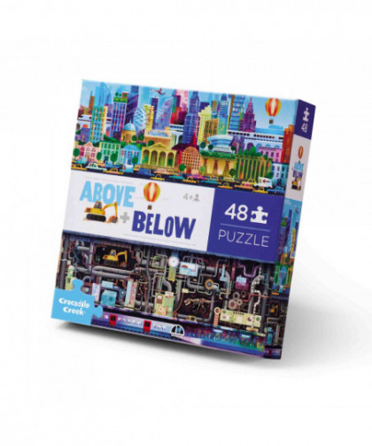 ABOVE + BELOW PUZZLES, 48 PIÈCES - LA VILLE