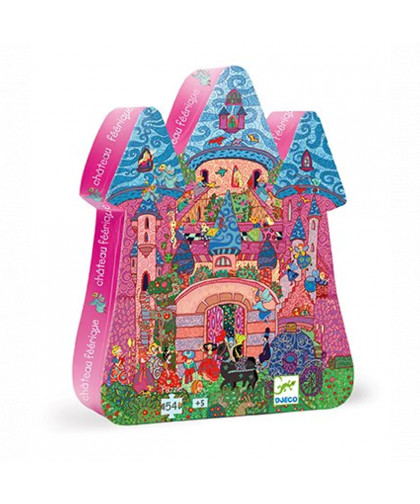 PUZZLES SILHOUETTES - CHÂTEAU FÉERIQUE - 54 PCS