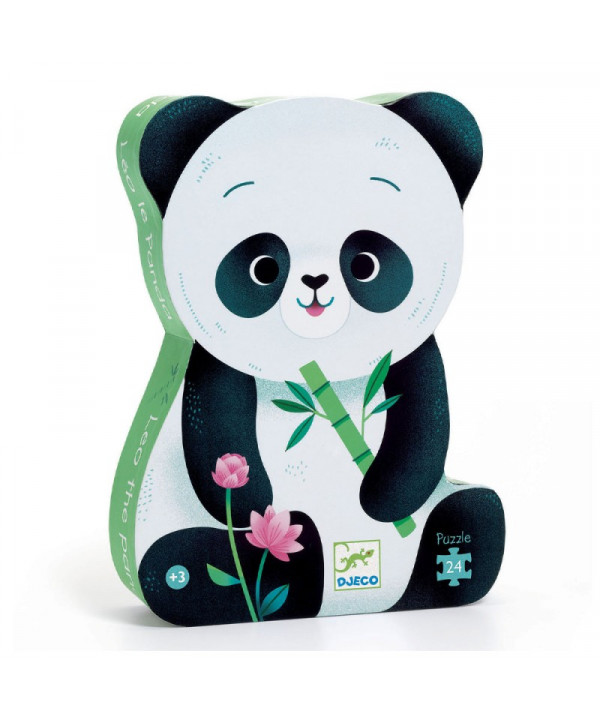 PUZZLES SILHOUETTES - LÉO LE PANDA - 24 PCS