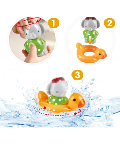 SPIN SPLASH 'N SWIM ELEPHANT