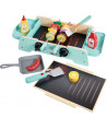 SIZZLING GRIDDLE & GRILL BBQ - PLANCHA EN BOIS