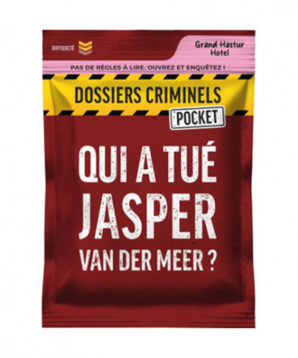DC POCKET 3 - QUI A TUÉ JASPER VAN DER MEER ?