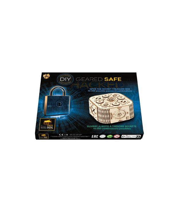 DIY SECRET TREASURE BOX - GEARED SAFE***