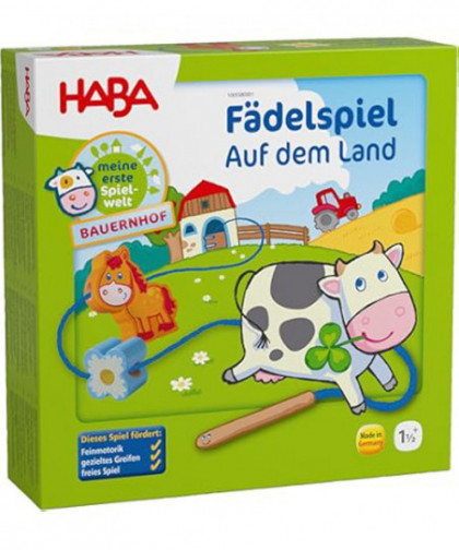 JEU DE LAÇAGE ANIMAUX EN BOIS