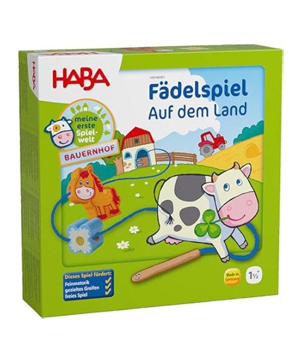 JEU DE LAÇAGE ANIMAUX EN BOIS