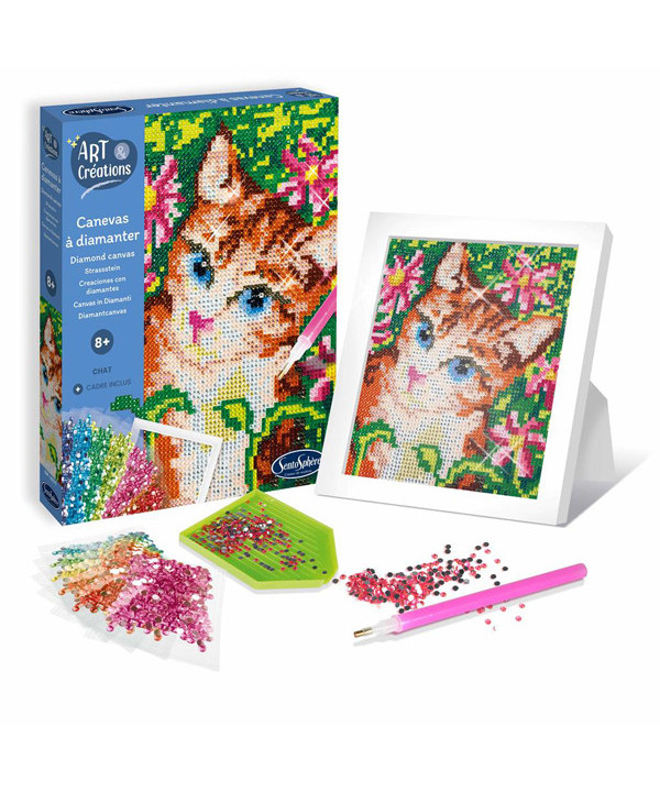 CANEVAS À DIAMANTER - CHATON