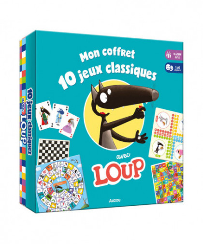 MON COFFRET 10 JEUX CLASSIQUES AVEC LOUP